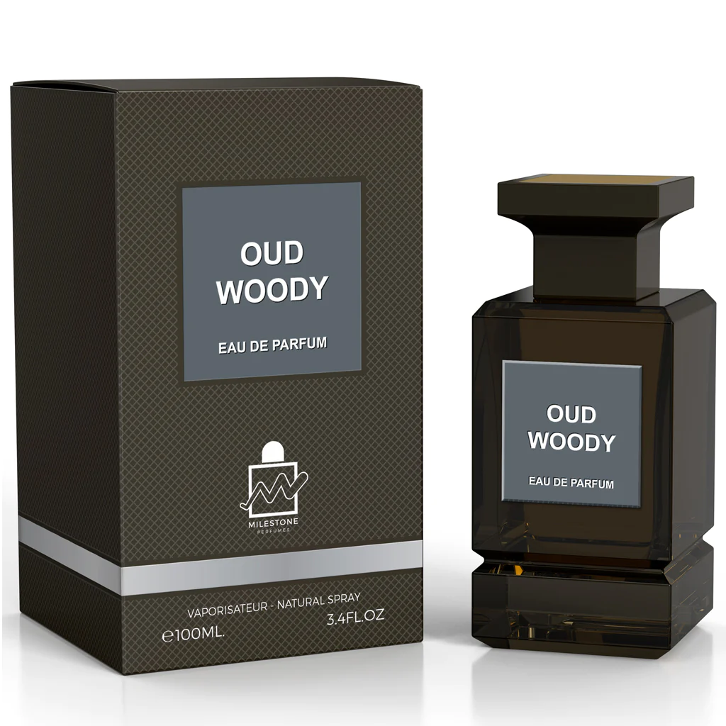 Oud Woody Perfume Unisex 100 ml Edp Milestone - BL Perfumeria Oud
